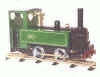 909005 MSS 'O' Gauge Green Steam Locomotive