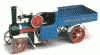 1318 Mamod Blue Steam Wagon with barrels